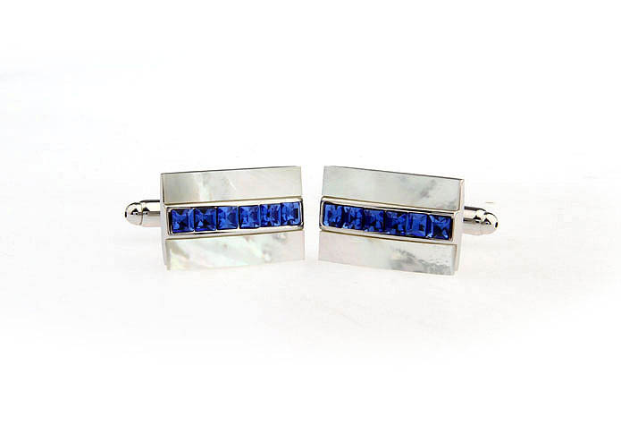  Blue Elegant Cufflinks Crystal Cufflinks Wholesale & Customized  CL671309