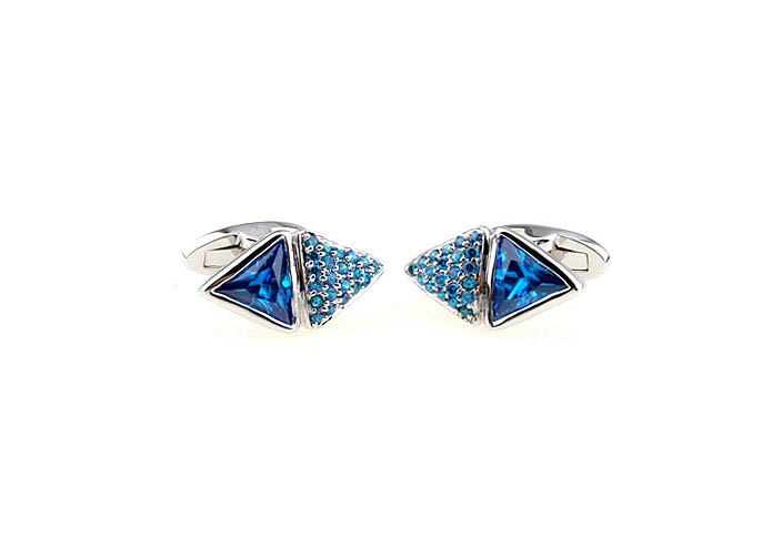  Blue Elegant Cufflinks Crystal Cufflinks Wholesale & Customized  CL681009