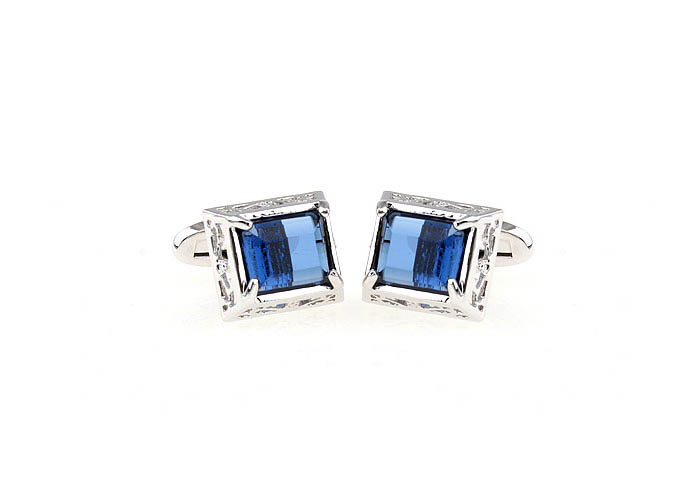  Blue Elegant Cufflinks Crystal Cufflinks Wholesale & Customized  CL681026
