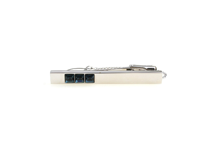  Blue Elegant Tie Clips Crystal Tie Clips Wholesale & Customized  CL850744