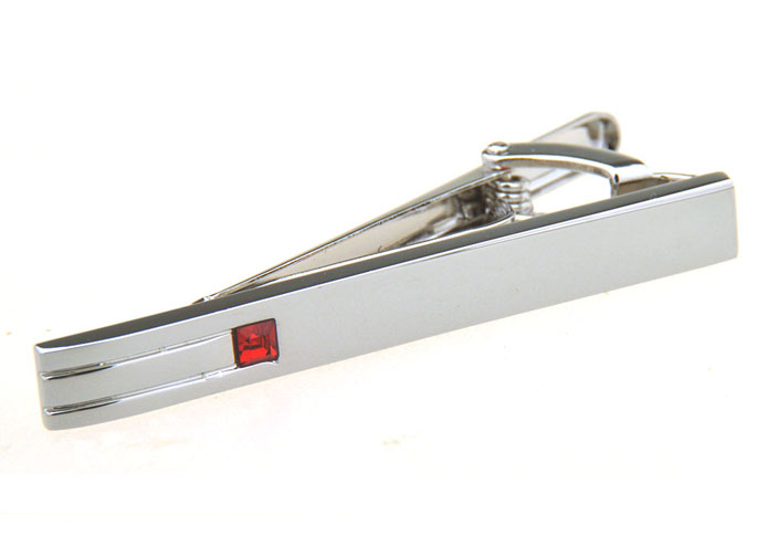  Red Festive Tie Clips Crystal Tie Clips Wholesale & Customized  CL851093
