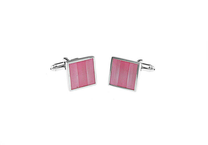  Pink Charm Cufflinks Enamel Cufflinks Wholesale & Customized  CL610781