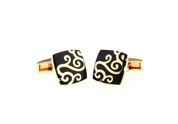Greece pattern Cufflinks  Gold Luxury Cufflinks Enamel Cufflinks Wholesale & Customized  CL640879
