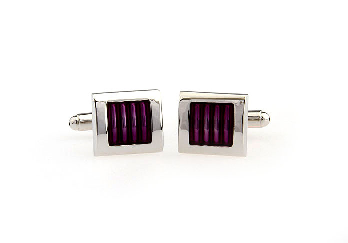  Purple Romantic Cufflinks Enamel Cufflinks Wholesale & Customized  CL651223