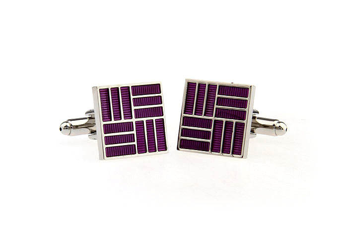  Purple Romantic Cufflinks Enamel Cufflinks Wholesale & Customized  CL651235