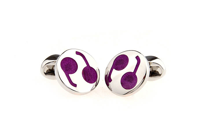  Purple Romantic Cufflinks Enamel Cufflinks Funny Wholesale & Customized  CL651249