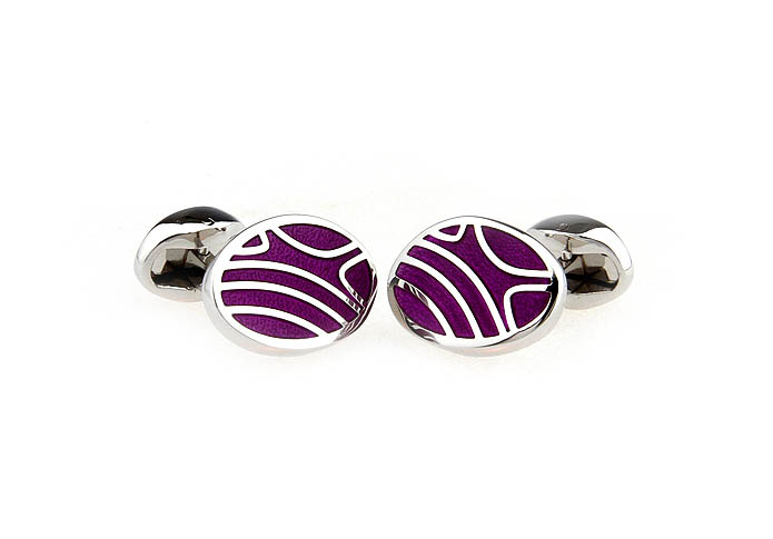  Purple Romantic Cufflinks Enamel Cufflinks Wholesale & Customized  CL651268