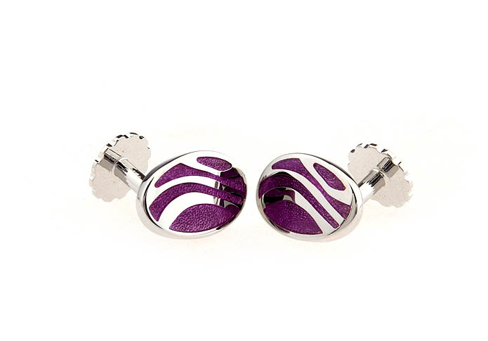  Purple Romantic Cufflinks Enamel Cufflinks Wholesale & Customized  CL651270