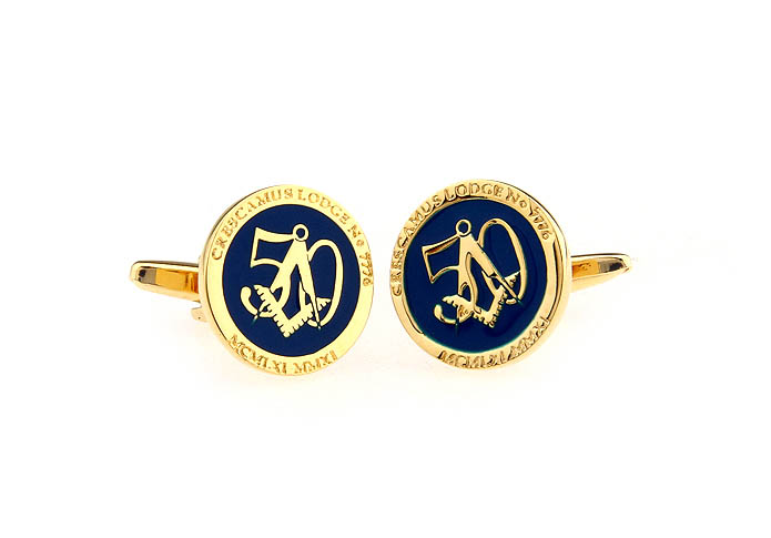 Masonic symbol Cufflinks  Gold Luxury Cufflinks Enamel Cufflinks Flags Wholesale & Customized  CL651281