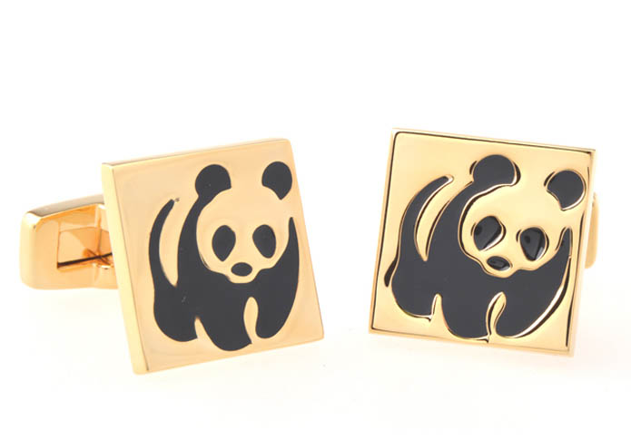 China's panda Cufflinks  Gold Luxury Cufflinks Enamel Cufflinks Animal Wholesale & Customized  CL654024
