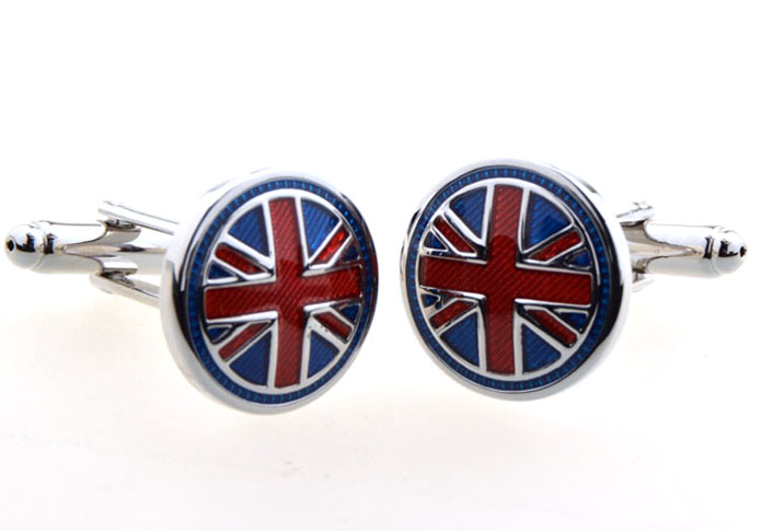 The British flag Cufflinks  Multi Color Fashion Cufflinks Enamel Cufflinks Flag Wholesale & Customized  CL654186