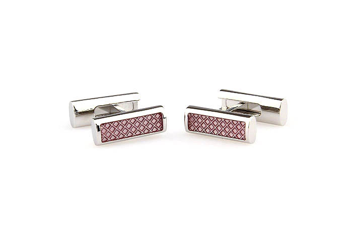  Pink Charm Cufflinks Enamel Cufflinks Wholesale & Customized  CL662059