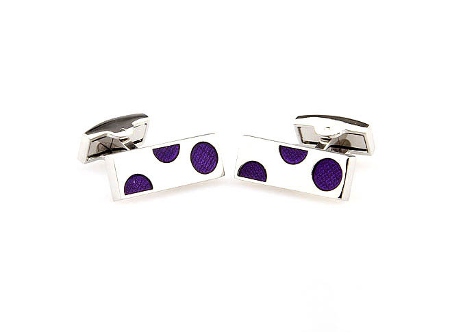  Purple Romantic Cufflinks Enamel Cufflinks Wholesale & Customized  CL662129