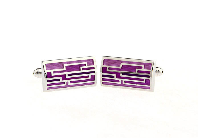  Purple Romantic Cufflinks Enamel Cufflinks Wholesale & Customized  CL662211