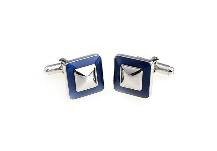  Blue Elegant Cufflinks Enamel Cufflinks Wholesale & Customized  CL670820