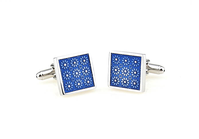 Blue Elegant Cufflinks Enamel Cufflinks Wholesale & Customized  CL670855