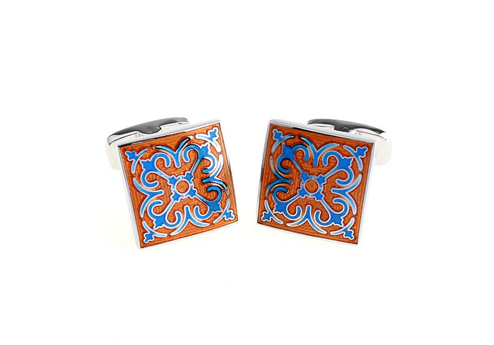 Greece pattern Cufflinks  Multi Color Fashion Cufflinks Enamel Cufflinks Wholesale & Customized  CL680783