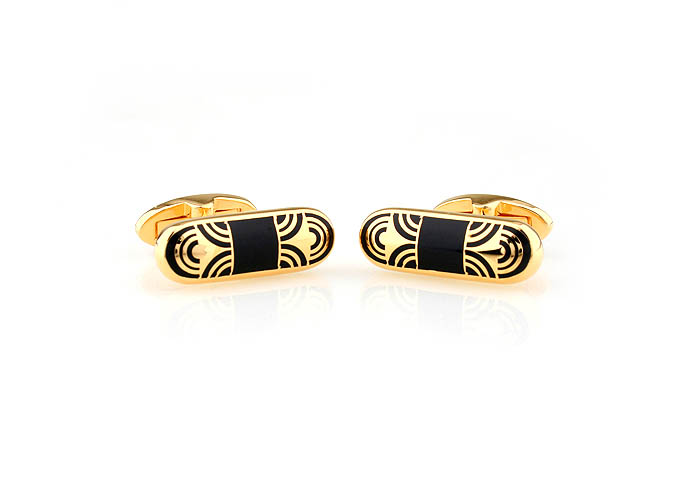  Gold Luxury Cufflinks Enamel Cufflinks Wholesale & Customized  CL680863