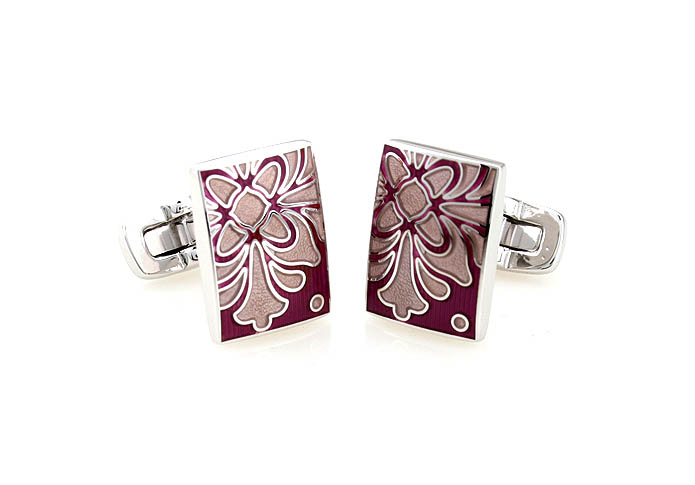 Greece pattern Cufflinks  Purple Romantic Cufflinks Enamel Cufflinks Wholesale & Customized  CL680891