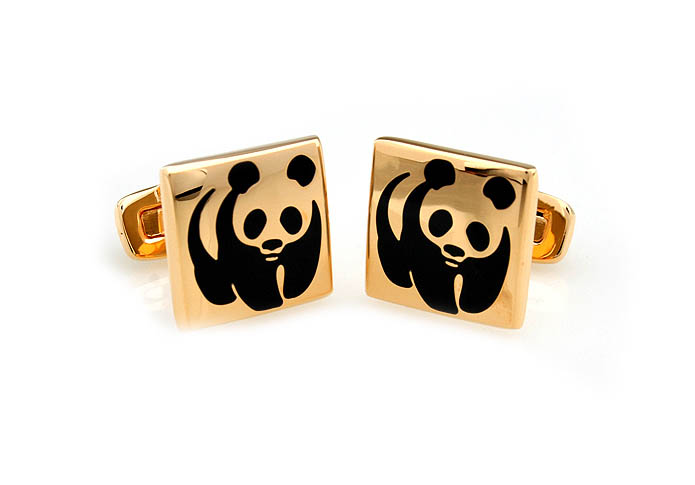 Panda Cufflinks  Gold Luxury Cufflinks Enamel Cufflinks Animal Wholesale & Customized  CL680899