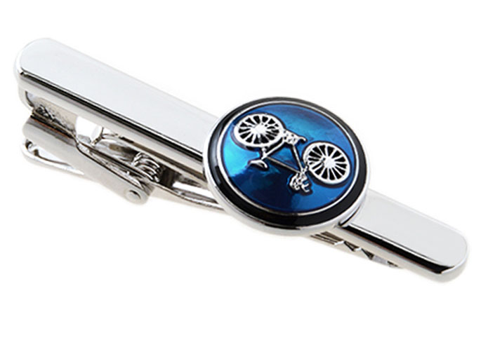 Bicycle Tie Clips  Blue Elegant Tie Clips Enamel Tie Clips Transportation Wholesale & Customized  CL850855