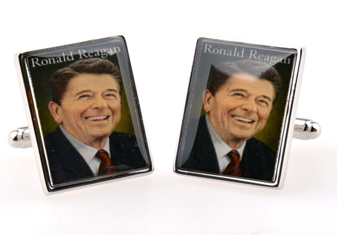 Ronald Reagan Cufflinks Multi Color Fashion Cufflinks Printed Cufflinks Flags Wholesale & Customized CL654845