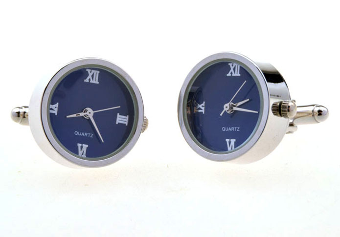 Practical Electronic Watch Cufflinks  Blue Elegant Cufflinks Printed Cufflinks Tools Wholesale & Customized  CL656023