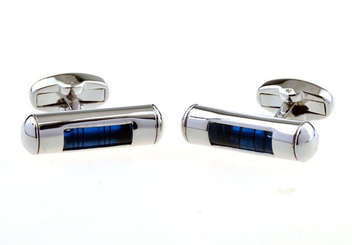 Spirit levels Cufflinks  Blue Elegant Cufflinks Printed Cufflinks Tools Wholesale & Customized  CL656129