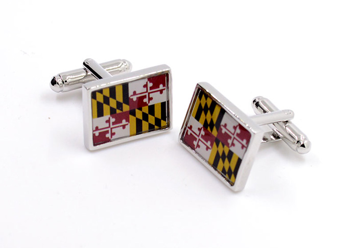  Multi Color Fashion Cufflinks Printed Cufflinks Flags Wholesale & Customized  CL657341