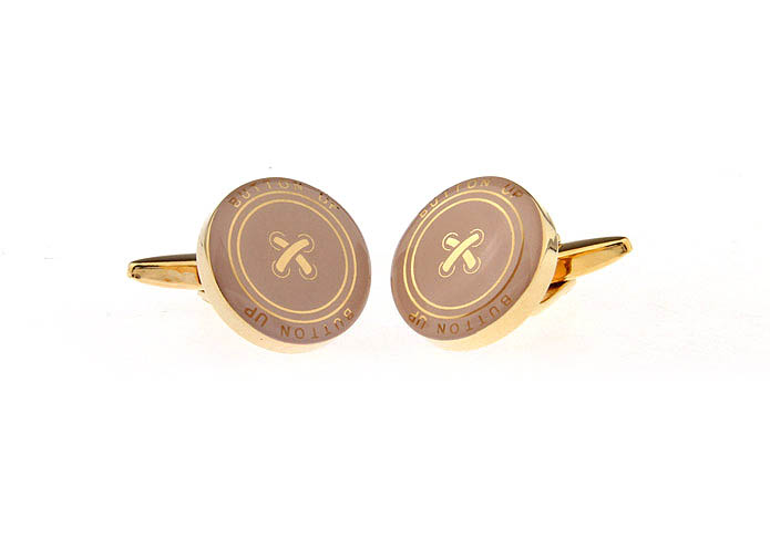 Clothing buttons Cufflinks  Gold Luxury Cufflinks Printed Cufflinks Hipster Wear Wholesale & Customized  CL662356