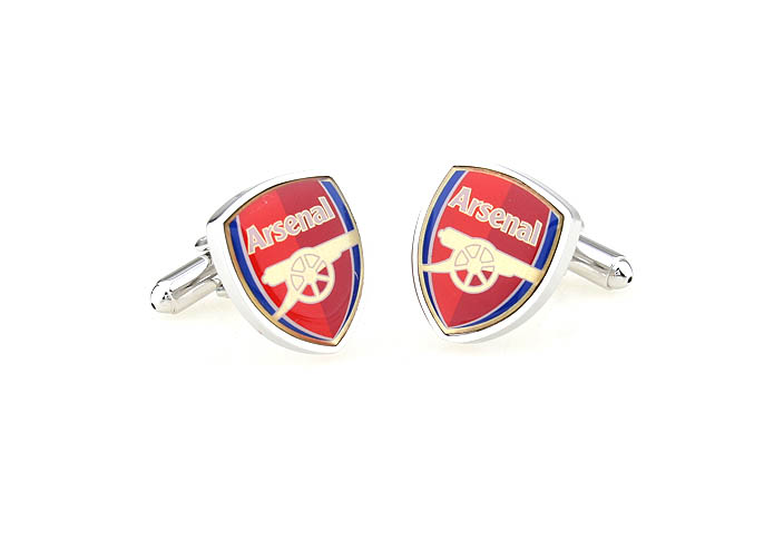 Arsenal Football Club Cufflinks  Multi Color Fashion Cufflinks Printed Cufflinks Flags Wholesale & Customized  CL670913