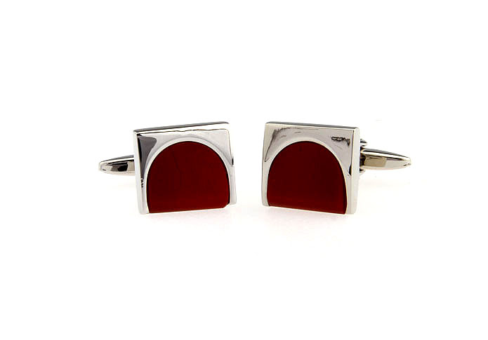  Red Festive Cufflinks Gem Cufflinks Wholesale & Customized  CL650751