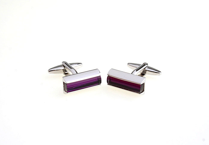  Purple Romantic Cufflinks Gem Cufflinks Wholesale & Customized  CL650997