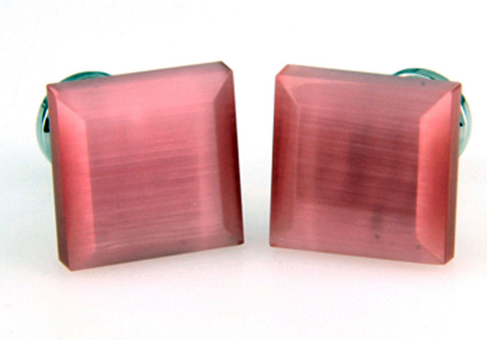 Pink Charm Cufflinks Gem Cufflinks Wholesale & Customized CL655108