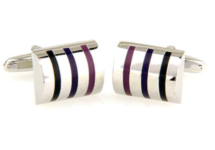 Purple Romantic Cufflinks Gem Cufflinks Wholesale & Customized CL655133