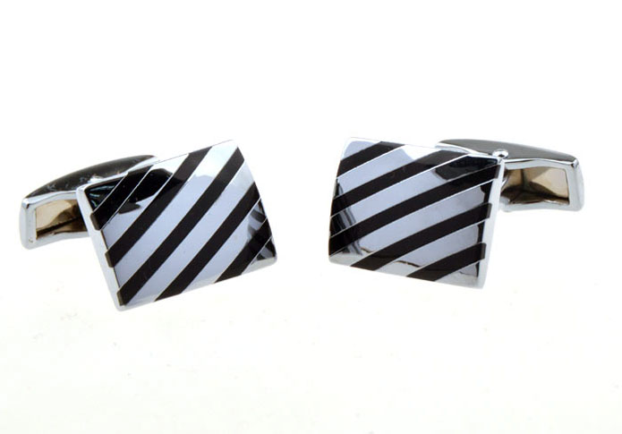  Black Classic Cufflinks Gem Cufflinks Wholesale & Customized  CL655893