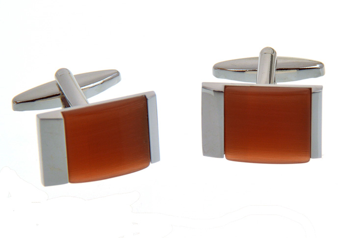  Orange Cheerful Cufflinks Gem Cufflinks Wholesale & Customized  CL657283