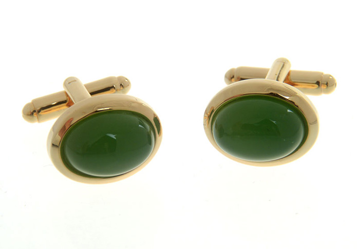  Green Intimate Cufflinks Gem Cufflinks Wholesale & Customized  CL657291
