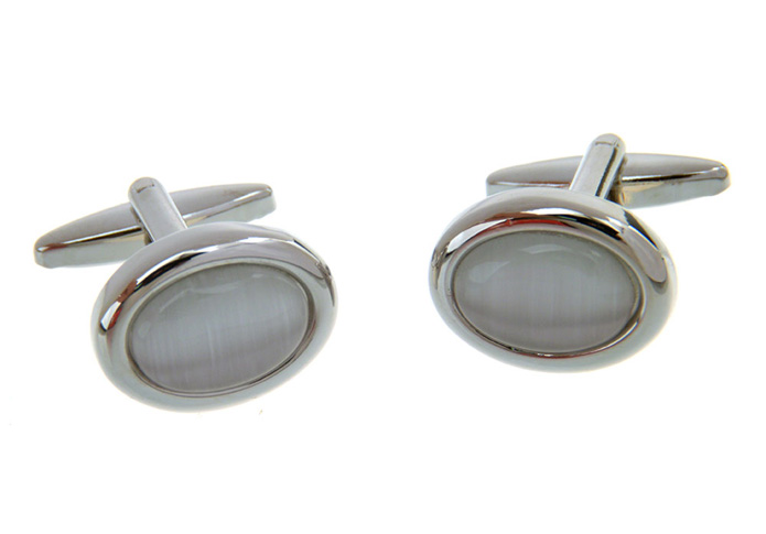  Gray Steady Cufflinks Gem Cufflinks Wholesale & Customized  CL657308
