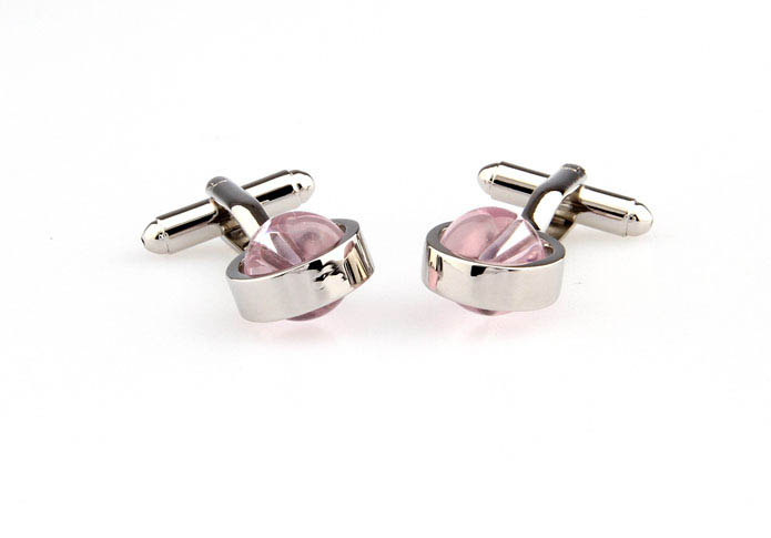  Pink Charm Cufflinks Gem Cufflinks Funny Wholesale & Customized  CL660831