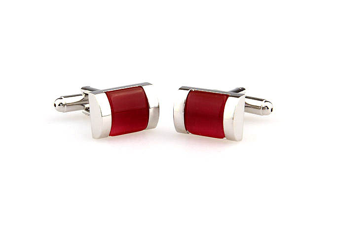  Red Festive Cufflinks Gem Cufflinks Wholesale & Customized  CL661051