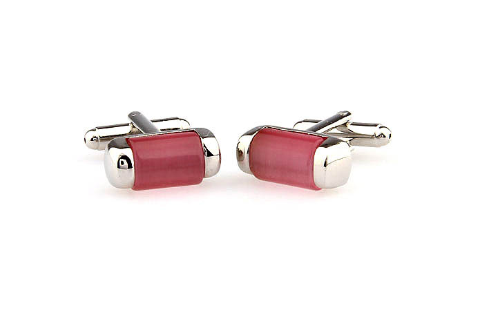  Pink Charm Cufflinks Gem Cufflinks Wholesale & Customized  CL661068