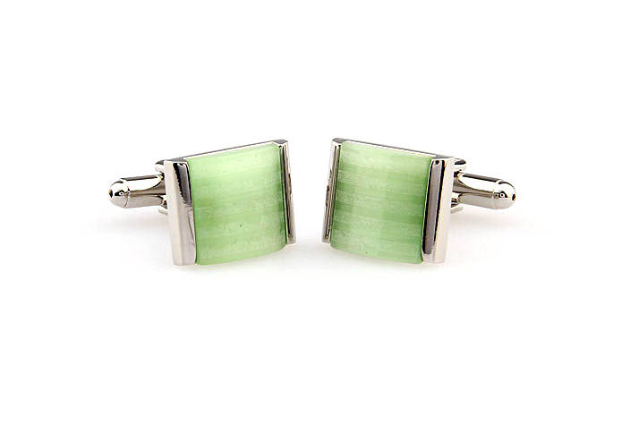  Green Intimate Cufflinks Gem Cufflinks Wholesale & Customized  CL661200