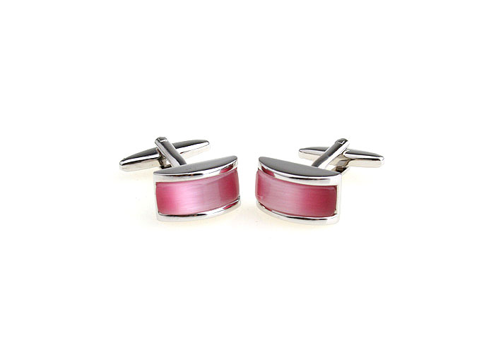  Pink Charm Cufflinks Gem Cufflinks Wholesale & Customized  CL670721
