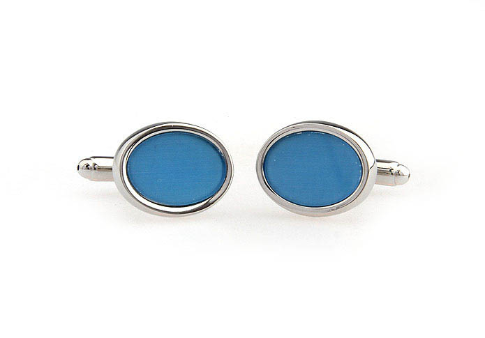  Blue Elegant Cufflinks Glass Cufflinks Wholesale & Customized  CL651169