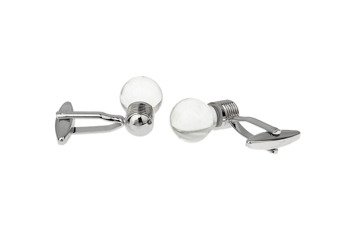 Light Bulb Cufflinks  White Purity Cufflinks Glass Cufflinks Tools Wholesale & Customized  CL655673