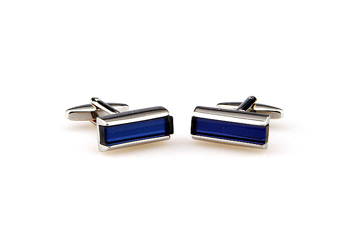  Blue Elegant Cufflinks Glass Cufflinks Wholesale & Customized  CL661894