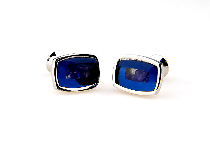  Blue Elegant Cufflinks Glass Cufflinks Wholesale & Customized  CL661901