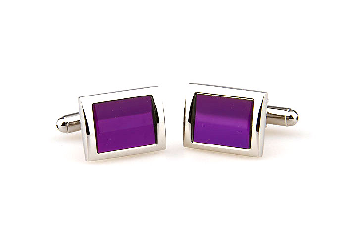  Purple Romantic Cufflinks Glass Cufflinks Wholesale & Customized  CL661932