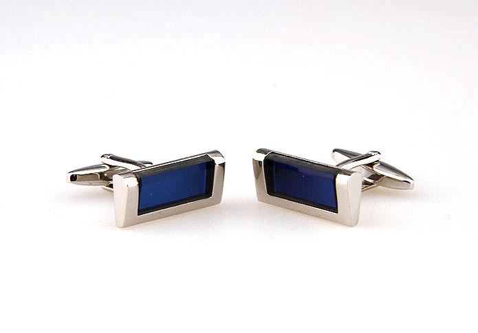  Blue Elegant Cufflinks Glass Cufflinks Wholesale & Customized  CL661954